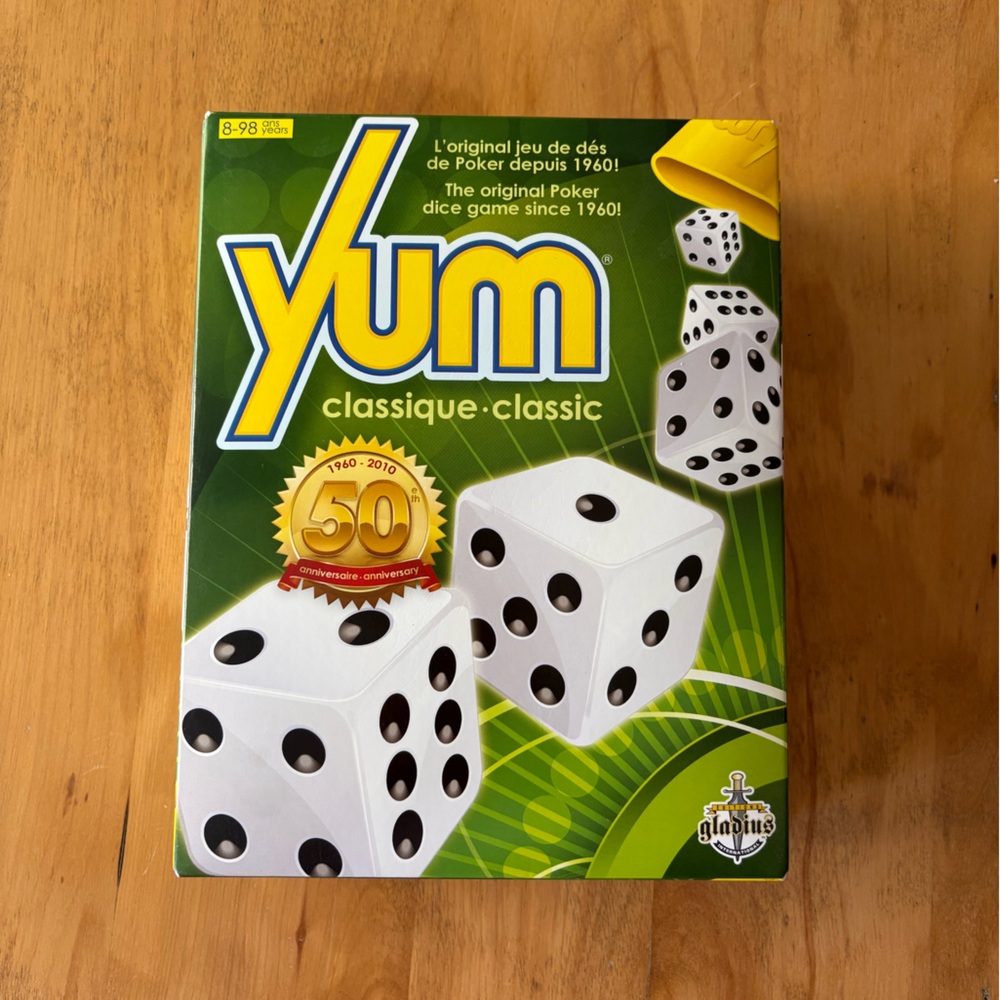 Yum Classique Dice Game